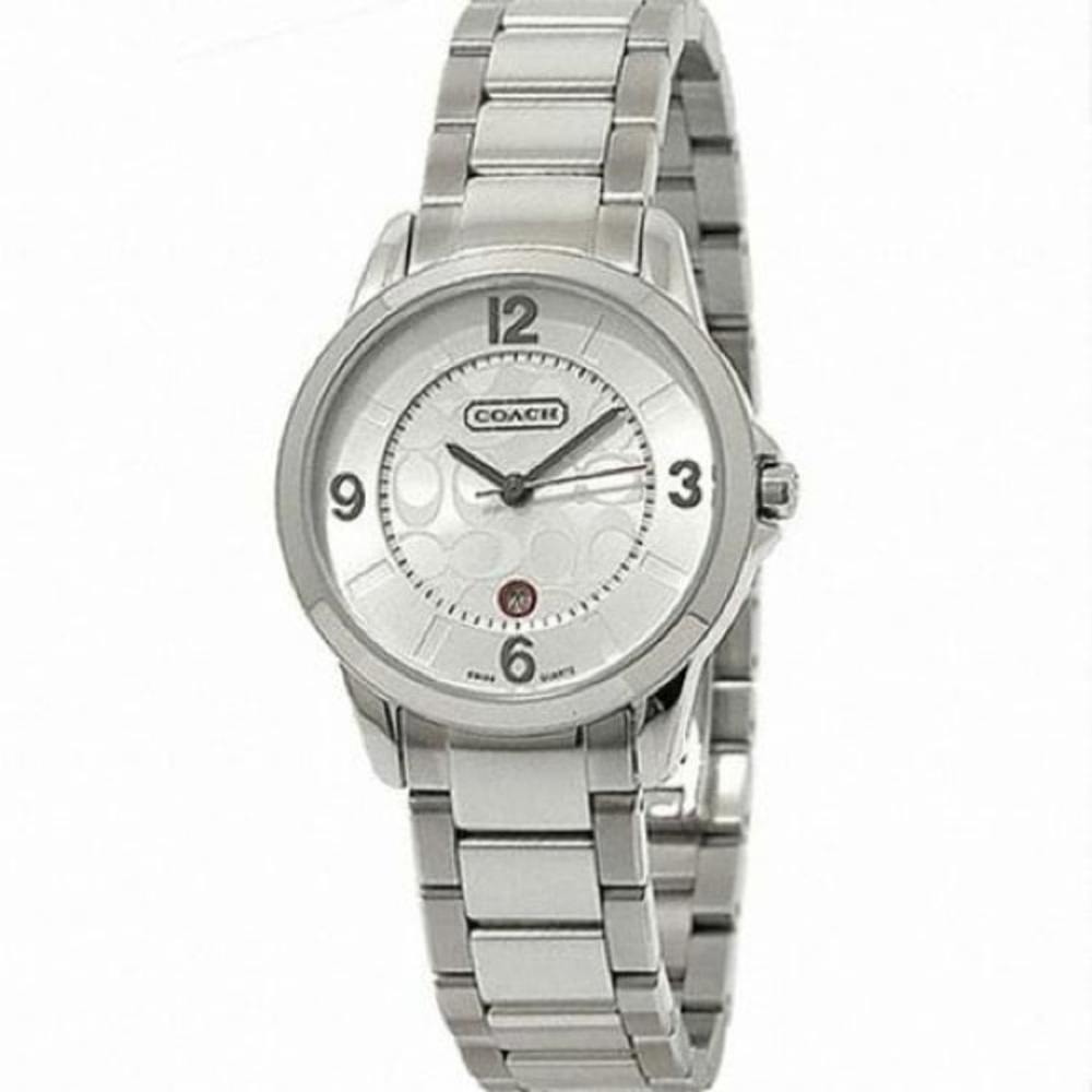 COACH CLASSIC SIGNATURE SILVER WRIST WOMEN’S WATCH